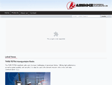 Tablet Screenshot of amrock.com.sg